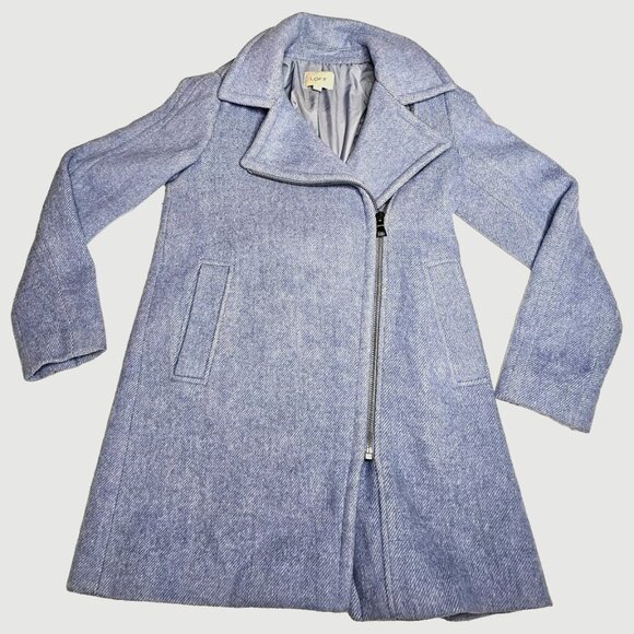 The Loft Jackets & Blazers - Periwinkle Moto Peacoat Wool Blend The Loft Women's XS